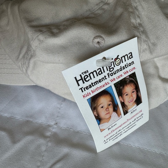 Hemangioma Foundation Baseball Cap, OS, Beige - Picture 2 of 6